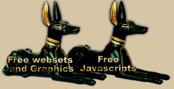 anubis statyes